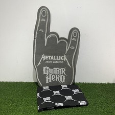 Metallica Guitar Hero Bandana & Foam Hand Game Promo Memorabilia Rare