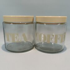 Vintage Pair Of Glass Tea