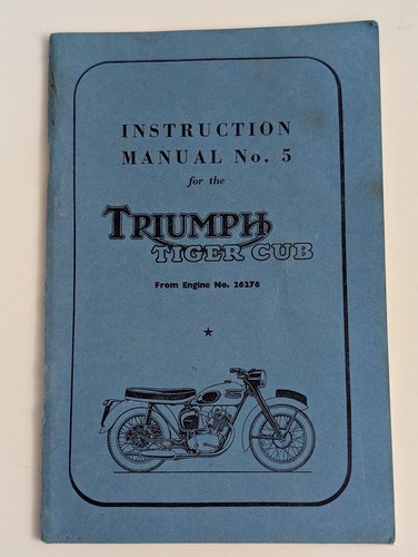 Vintage 1957 triumph tiger - 1957,