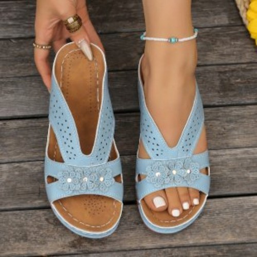 Womens summer wedge heel - summer,