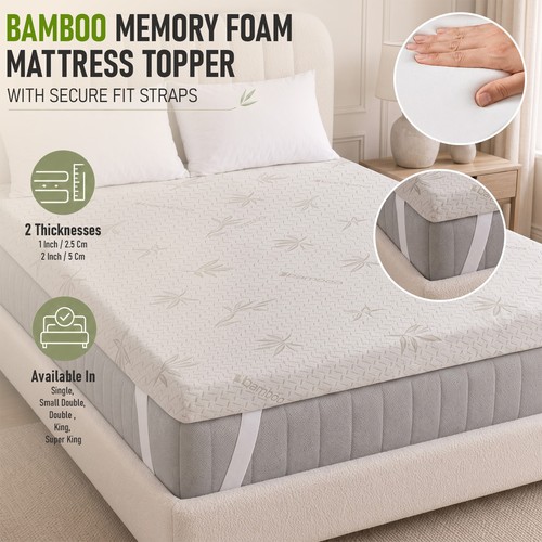 Memory foam mattress - foam, topper