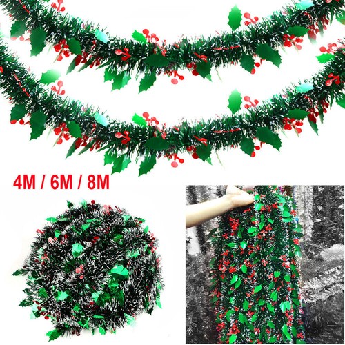 Tinsel chunky 8m - chunky, christmas