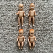 RARE Vintage 1970s Hard Plastic Poseable Baby Doll Bundle
