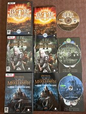 The Lord Of The Rings Battle For Middle Earth 1 & 2 + Rise Of The Witch King PC 