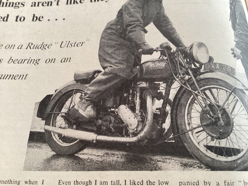 Rudge ulster motorcycle - rudge,