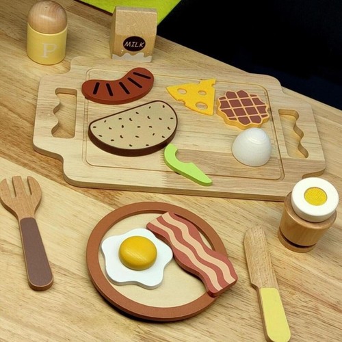 Wooden interactive breakfast - interactive,