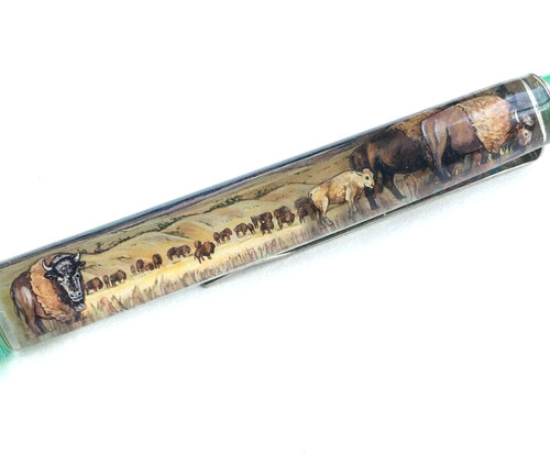 Vintage moving floaty pen - vintage,