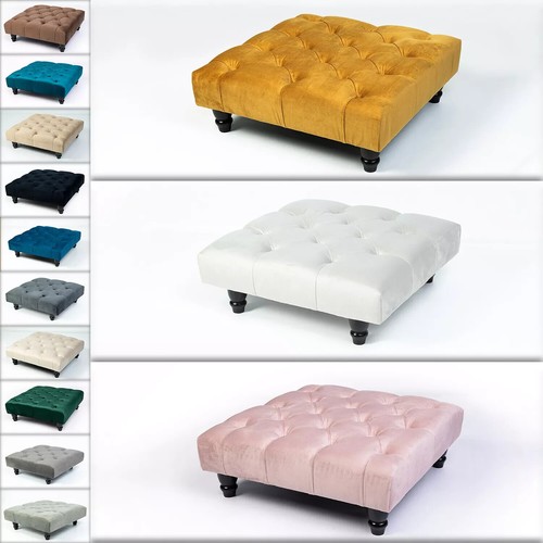 Chesterfield footstool coffee - chesterfield,