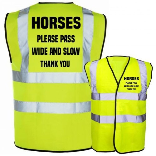Horse rider adult - hi-vis, vest