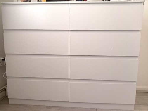 White drawer chest - white,