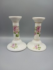 Pair Empire Ware Vintage Rose