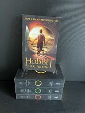 The Hobbit & Lord Of The Rings Trilogy Paperback Book Bundle J R R Tolkien