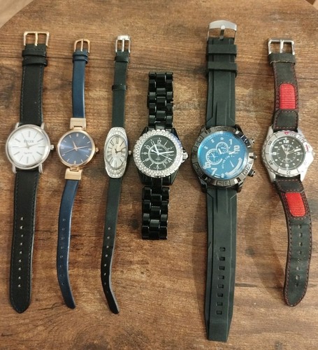 Joblot watches quartz - x6,