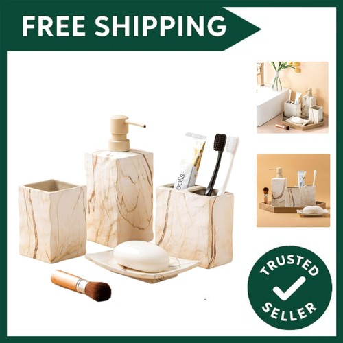 Ceramic bathroom accessory set - ceramic,
