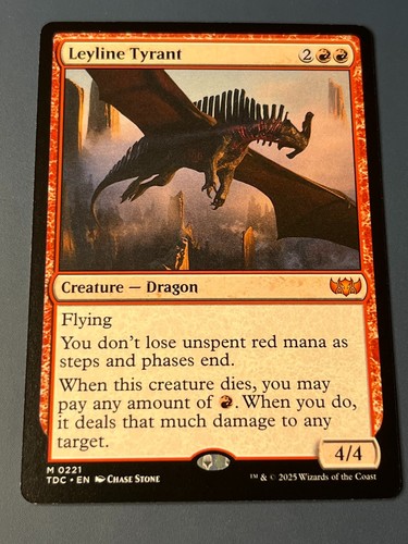 Leyline tyrant commander - -,