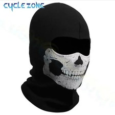 Bicycle Balaclava Full Face Mask Skull Print Bicycle Helmet Liner