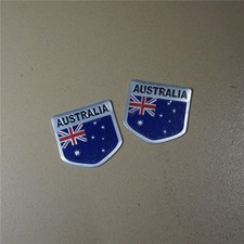 2x AUSTRALIA Flag Small Metal