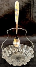 Vintage Clear Glass Sugar/Jam