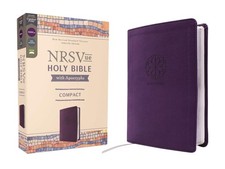 NRSVue, Holy Bible with Apocrypha, Compact, Leathersoft, Purple, Comfort Print b