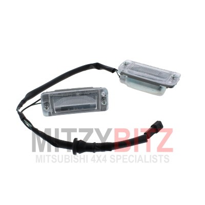 Number plate light lamp - plate,