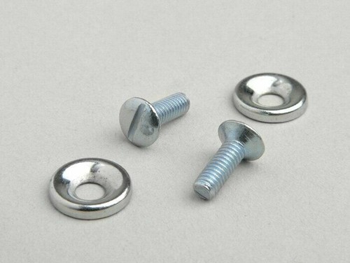 Vespa headlight screws and cup - and,