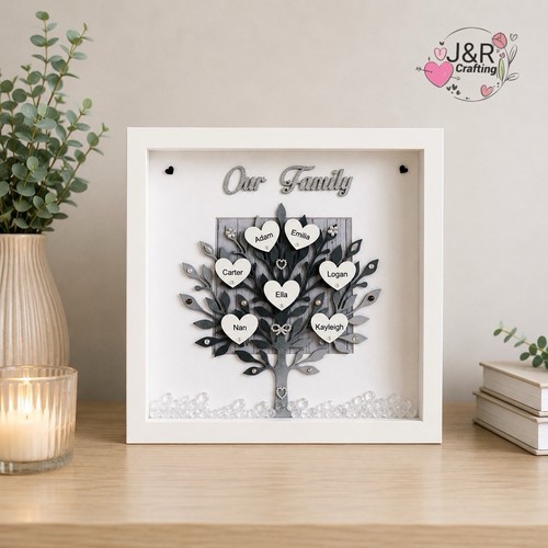 Personalised family tree - family, frame
