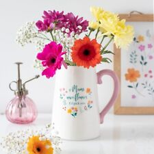 If Mums Were Flowers Ceramic Flower Jug Vase Mother's Day Birthday Gift