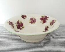 Vintage Bowl Large Floral Shabby Chic Rose Serving Dish Centrepiece Dresser 32cm