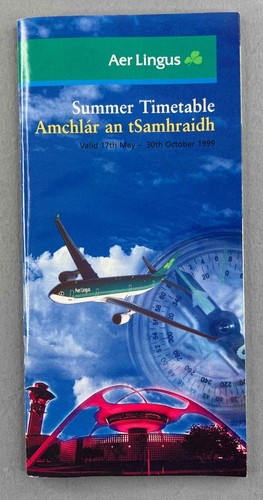 Aer lingus airline timetable - airline,
