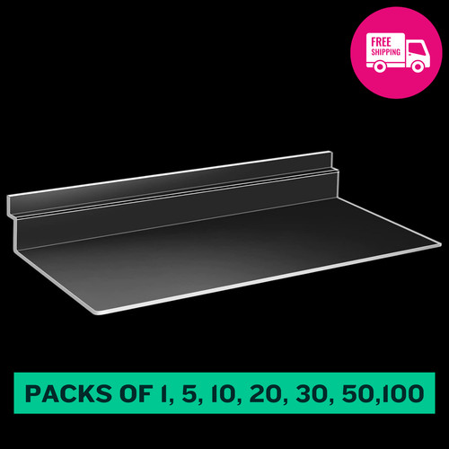 Clear acrylic slatwall - clear,