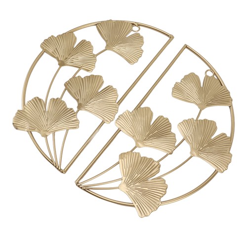 Golden art wall sculpture - art,