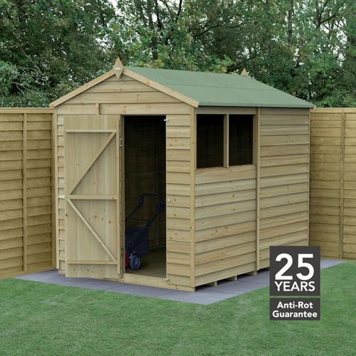 Forest 4life 6x8 apex shed - forest,