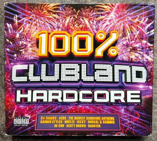 100 clubland hardcore - hardcore, 4xcd