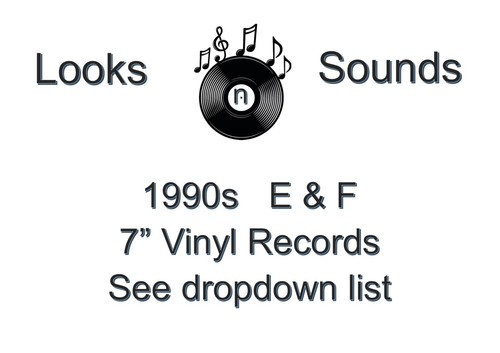 1990s vinyls various - 7",