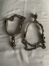 Cowboy spurs with chains - cowboy,