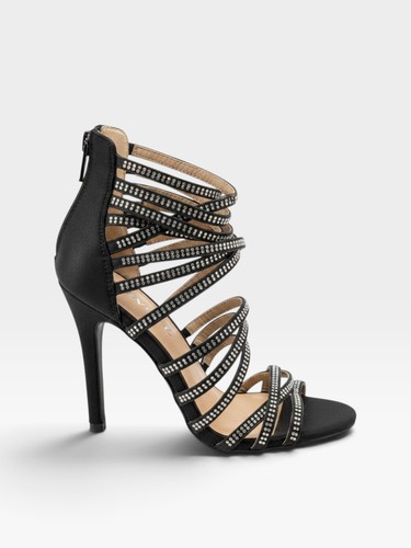 Divine womens black diamante - womens,