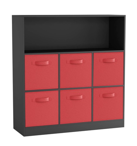 Wide cube bookcase wooden - cube,