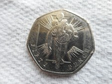 2006 Rare British 50p.(Fifty Pence) coin. - Heroic Act, Wounded Soldier.