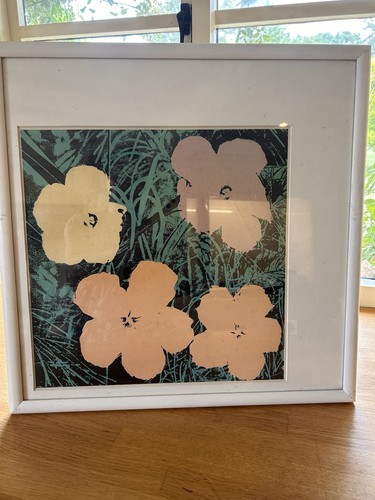 Andy warhol flowers vintage - -,