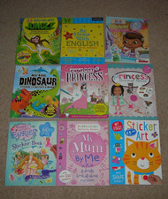 Bundle Children's books Various Activity & sticker books : 3D glasses dot-to-dot