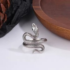 Snake Ring For Women 925 Sterling Silver One Size Trend