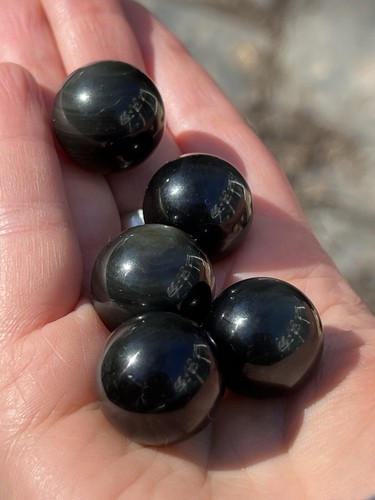 Rainbow obsidian ball - rainbow, aaa+