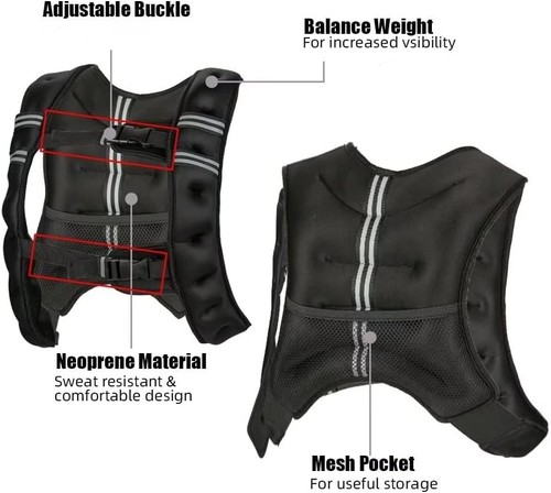Weighted workout vest strength - weighted,