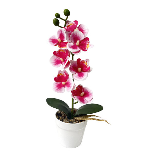 Realistic faux orchid with - realistic,