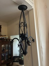 Vintage French Black Wrought