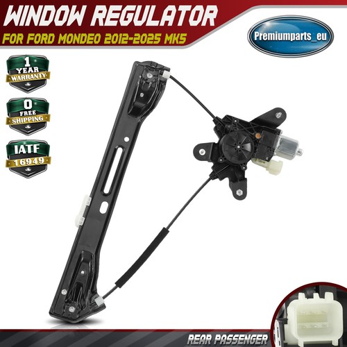Rear passenger window - passenger,