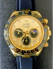 Men's Luxury Racing Sports Pilot Chronograph Quartz Watch. 