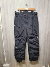 Men QUECHUA snow pants BLACK SKI/SNOWBOARD size MEDIUM CG A12