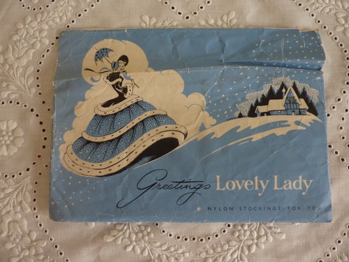Vintage seamed nylon stockings