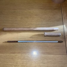 Vintage Thermometer with Brass Housing in Wooden Case 0-500F